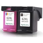 HP 62XL ensemble de 2 cartouches d'encre compatibles haute capacité (Paradise Cartouche)