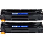 HP 85A (CE285A) ensemble de 2 toner compatibles noir (Paradise Cartouche)