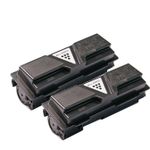 Kyocera TK-1140 ensemble de 2 toner compatibles noir (Paradise Cartouche)