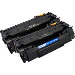 HP 49A (Q5949A) ensemble de 2 toner compatibles noir (Paradise Cartouche)