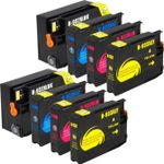 HP 932XL & 933XL ensemble de 8 cartouches d'encre compatibles haute capacité (Paradise Cartouche)