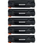 HP 78A (CE278A) ensemble de 5 toner compatibles noir (Paradise Cartouche)