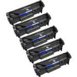 Canon FX-10 (0263B002AA) ensemble de 5 toner compatibles noir (Paradise Cartouche)