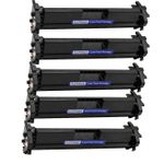 HP 94X (CF294X) ensemble de 5 toner compatibles noir haute capacité (Paradise Cartouche)