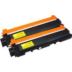 Brother TN230Y ensemble de 2 toner compatibles jaune (Paradise Cartouche)