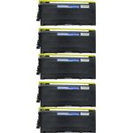 Brother TN2000 ensemble de 5 toner compatibles noir (Paradise Cartouche)