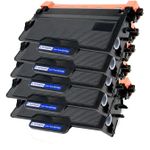 Brother TN3480 ensemble de 5 toner compatibles noir haute capacité (Paradise Cartouche)