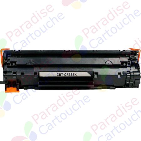 HP 83X (CF283X) toner compatible noir haute capacité (Paradise Cartouche)