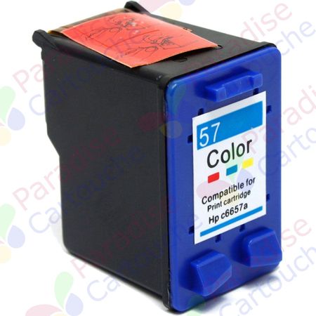 HP 57 (C6657AE) cartouche d'encre compatible tri-couleur (Paradise Cartouche)