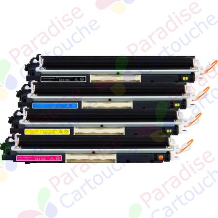 HP 126A ensemble de 4 toner compatibles (Paradise Cartouche)