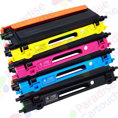 Brother TN135 (TN130) ensemble de 4 toner compatibles haute capacité (Paradise Cartouche)