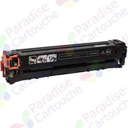 HP 128A (CE320A) toner compatible noir (Paradise Cartouche)