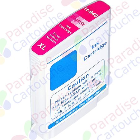 HP 940XL (C4904AE) cartouche d'encre compatible magenta haute capacité (Paradise Cartouche)