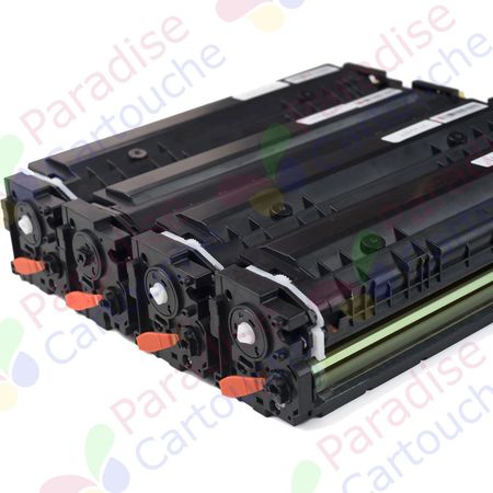 Canon 045H / 045 ensemble de 4 toner compatibles haute capacité (Paradise Cartouche)