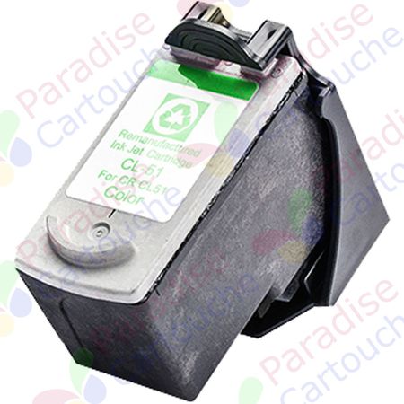 Canon CL-51 cartouche d'encre compatible haute capacité couleur (Paradise Cartouche)