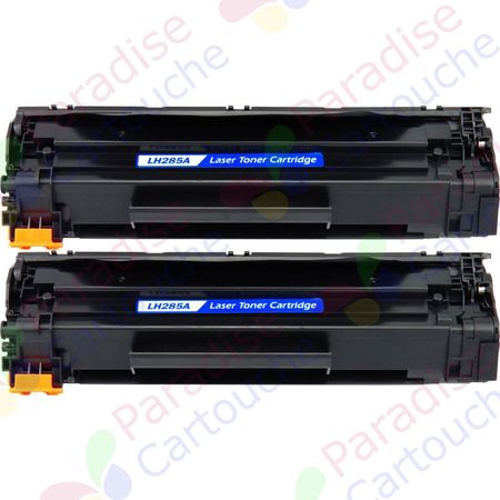 HP 85A (CE285A) ensemble de 2 toner compatibles noir (Paradise Cartouche)