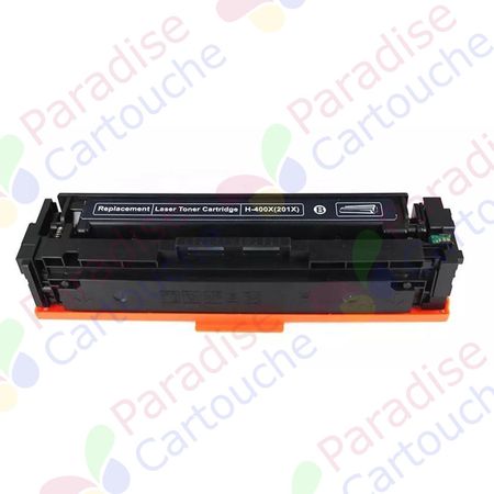 HP 201X / CF400X (201A / CF400A) toner compatible noir haute capacité (Paradise Cartouche)