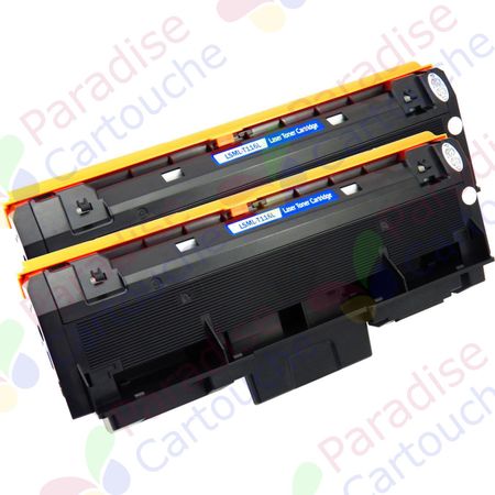 Samsung MLT-D116L ensemble de 2 toner compatibles noir haute capacité (Paradise Cartouche)