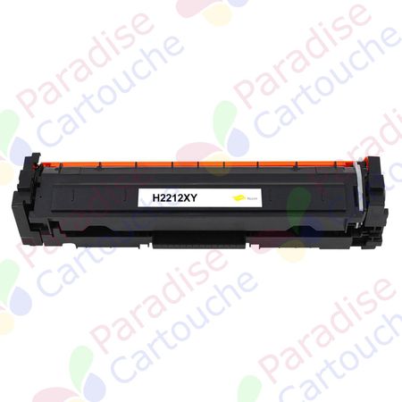 HP 207X (W2212X) toner compatible jaune haute capacité (Paradise Cartouche)