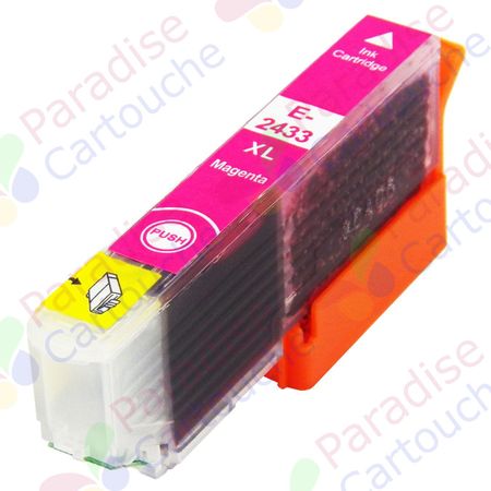 Epson 24XL cartouche d'encre compatible magenta haute capacité (Paradise Cartouche)