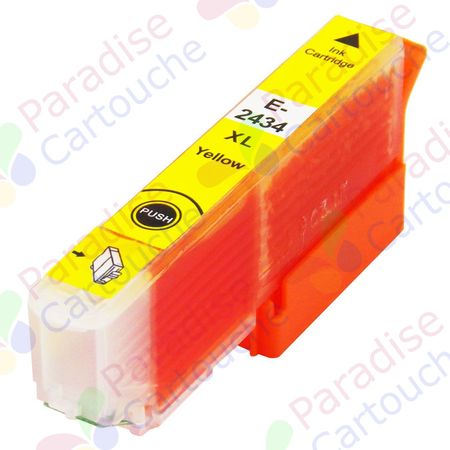 Epson 24XL cartouche d'encre compatible jaune haute capacité (Paradise Cartouche)