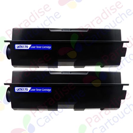 Kyocera TK-170 ensemble de 2 toner compatibles (Paradise Cartouche)