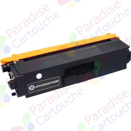 Brother TN325BK (TN320BK) toner compatible noir haute capacité (Paradise Cartouche)