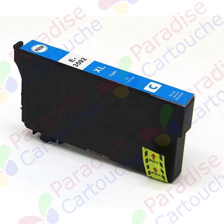 Epson 35XL cartouche d'encre compatible cyan haute capacité (Paradise Cartouche)