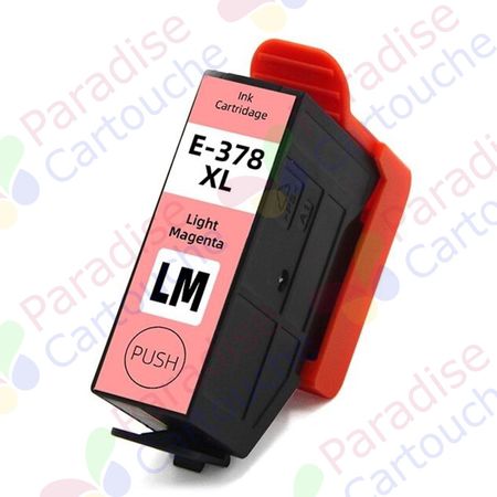 Epson 378XL cartouche d'encre compatible magenta clair haute capacité (Paradise Cartouche)