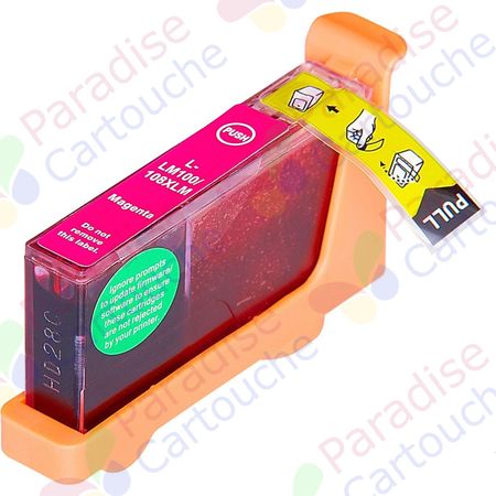 Lexmark 100XL (14N1070E) cartouche d'encre compatible magenta haute capacité (Paradise Cartouche)