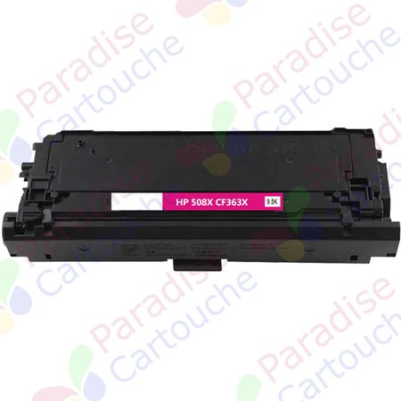 HP 508X (CF363X) toner compatible magenta haute capacité (Paradise Cartouche)