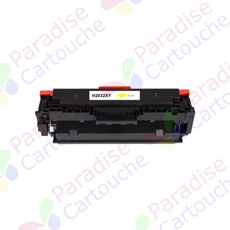 HP 415X (W2032X) toner compatible jaune haute capacité (Paradise Cartouche)