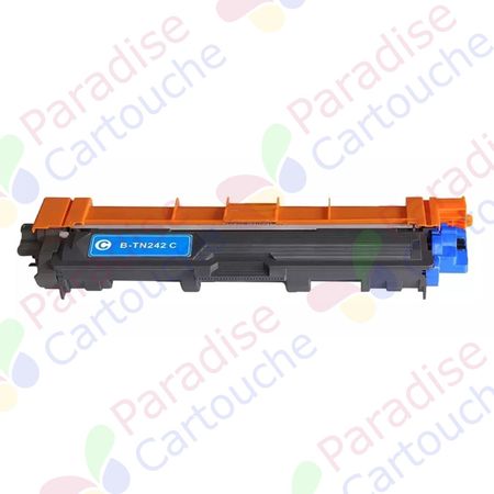 Brother TN242C toner compatible cyan ultra haute capacité (Paradise Cartouche)