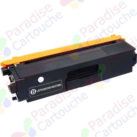 Brother TN326BK (TN321BK) toner compatible noir haute capacité (Paradise Cartouche)