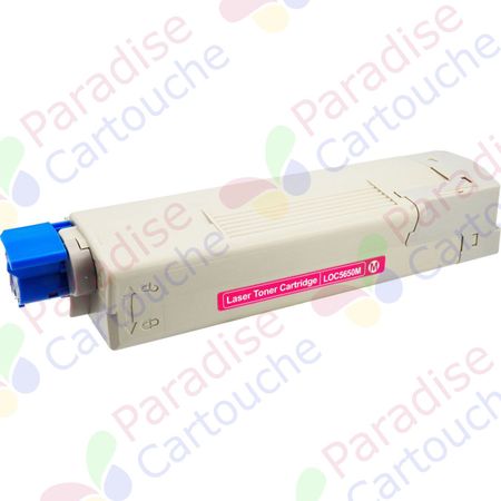 OkiData C5650 / C5750 (43872306) toner compatible magenta haute capacité (Paradise Cartouche)