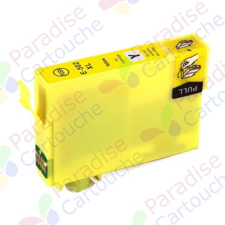 Epson 502XL cartouche d'encre compatible jaune haute capacité (Paradise Cartouche)