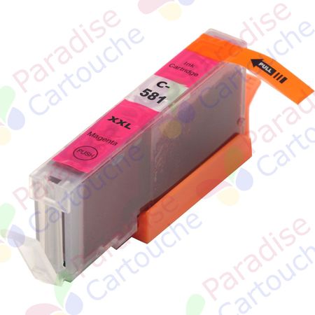 Canon CLI-581XXL (1996C001) cartouche d'encre compatible magenta super haute capacité (Paradise Cartouche)