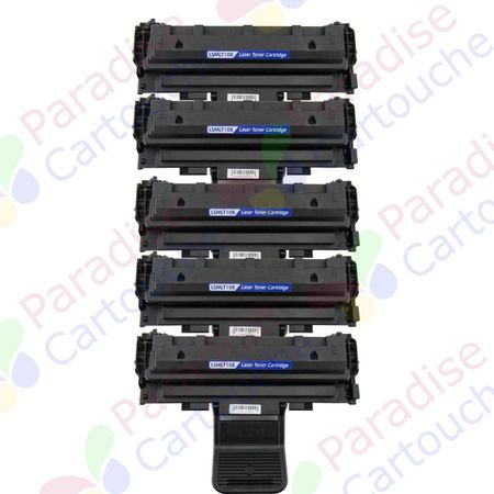 Samsung MLT-D1082S ensemble de 5 toner compatibles noir (Paradise Cartouche)