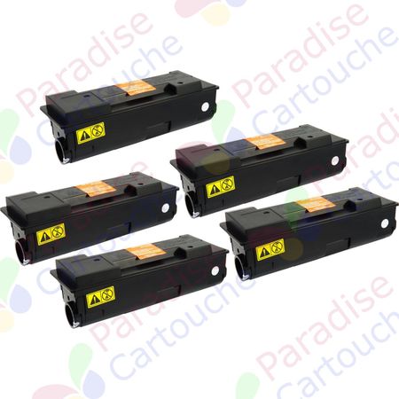 Kyocera TK-340 ensemble de 5 toner compatibles (Paradise Cartouche)