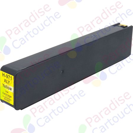 HP 971XL (CN628AE) cartouche d'encre compatible jaune haute capacité (Paradise Cartouche)