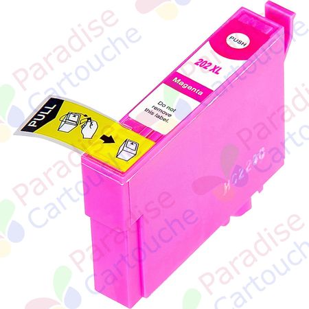 Epson 202XL cartouche d'encre compatible haute capacité magenta (Paradise Cartouche)