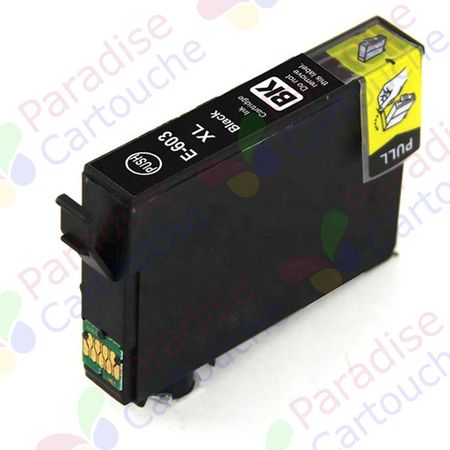 Epson 603XL cartouche d'encre compatible noir haute capacité (Paradise Cartouche)