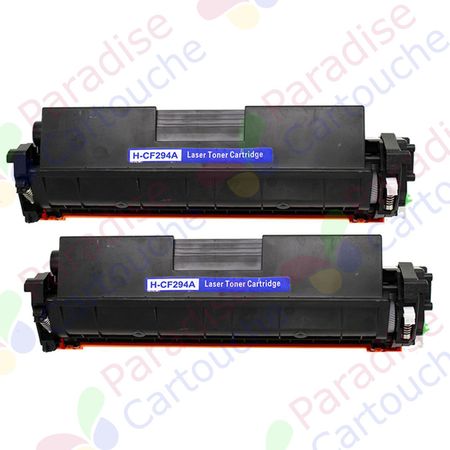 HP 94A (CF294A) ensemble de 2 toner compatibles noir (Paradise Cartouche)