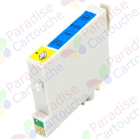 Epson T0612 cartouche d'encre compatible cyan (Paradise Cartouche)