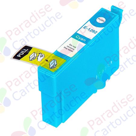 Epson T1292 cartouche d'encre compatible cyan (Paradise Cartouche)