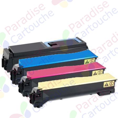 Kyocera TK-540 ensemble de 4 toner compatibles (Paradise Cartouche)