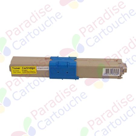 Oki 44469704 toner compatible jaune (Paradise Cartouche)