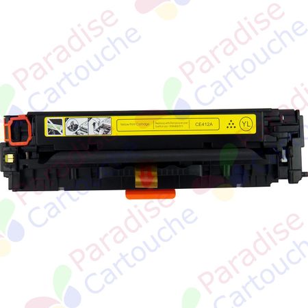 HP 305A (CE412A) toner compatible jaune (Paradise Cartouche)