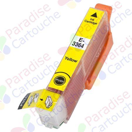 Epson 33XL cartouche d'encre compatible jaune haute capacité (Paradise Cartouche)