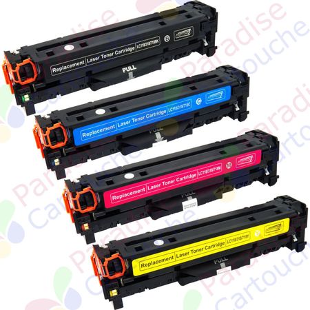 Canon 718 ensemble de 4 toner compatibles (Paradise Cartouche)